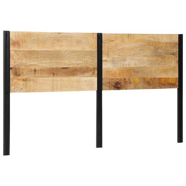 vidaXL Čelo postele 180 cm z masivn&iacute;ho dřeva Mango a železa