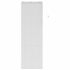 vidaXL Venet &scaron;koln&iacute; žaluzie B&iacute;l&aacute; 75 x 250 cm 35 mm Masivn&iacute; paulovnie