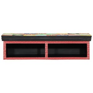 vidaXL Televizn&iacute; skř&iacute;ň V&iacute;cebarevn&yacute; 80 x 30 x 22 cm Kompozitn&iacute; dřevo