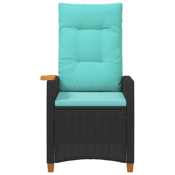 vidaXL Houpac&iacute; křeslo s odkl&aacute;dac&iacute;m stolkem 62 x 64 x 112 cm polyratan