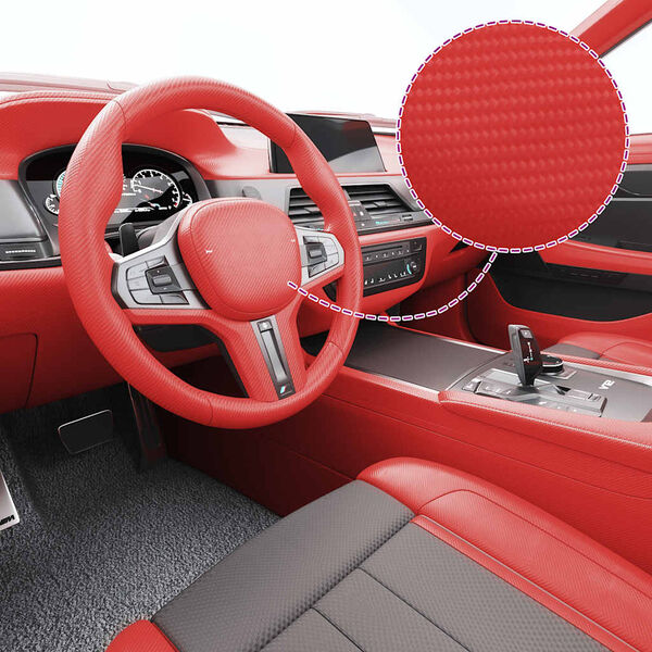 vidaXL F&oacute;lie na auto 4D červen&aacute; 100 x 150 cm