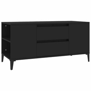 vidaXL TV skř&iacute;ňka čern&aacute; 102x44,5x50 cm kompozitn&iacute; dřevo