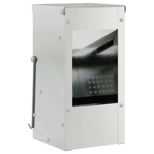 vidaXL Krm&iacute;tko pro kr&aacute;l&iacute;ky Stř&iacute;brn&aacute; 12,5 x 12,5 x 25 cm