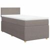 vidaXL Box spring postel s matrac&iacute; taupe 100 x 200 cm textil