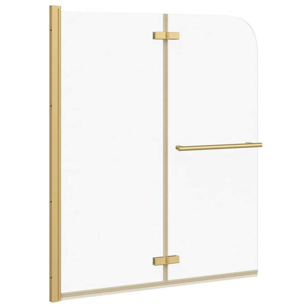 vidaXL Skládací sprchový kout se 2 panely ESG 120 x 140 cm