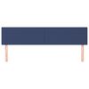 vidaXL Čela postele modr&aacute; 200x5x78/88 cm l&aacute;tka