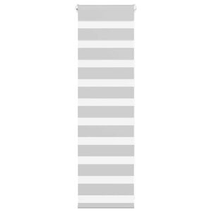 vidaXL Zebra roleta světle &scaron;ed&aacute; 50x100cm &scaron;&iacute;řka l&aacute;tky 45,9 cm polyester