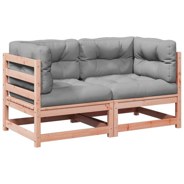 vidaXL 2dílná zahradní sedací souprava s poduškami masivní douglaska