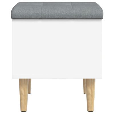 vidaXL Úložná lavice bílá 42 x 42 x 46 cm kompozitní dřevo