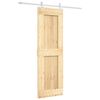vidaXL Posuvn&eacute; dveře 70 x 210 cm Masivn&iacute; borov&eacute; dřevo (neupraven&eacute;)