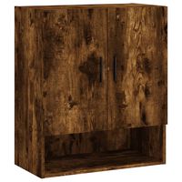 vidaXL Nástěnná skříňka kouřový dub 60 x 31 x 70 cm kompozitní dřevo