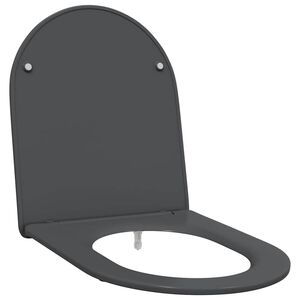 vidaXL Toaletn&iacute; prkno Antracitov&aacute; 47 x 36 x 3,4 cm Duroplast