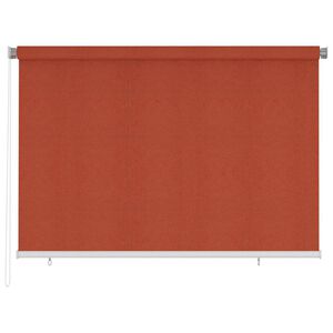 vidaXL Venkovn&iacute; roleta 225 (&Scaron;) x 140 (V) cm terakotov&aacute; HDPE