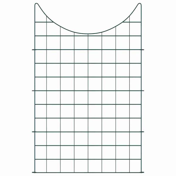 vidaXL Sada plotu na rybn&iacute;k 8 pcs Zelen&aacute; 50 x 80 cm Ocel