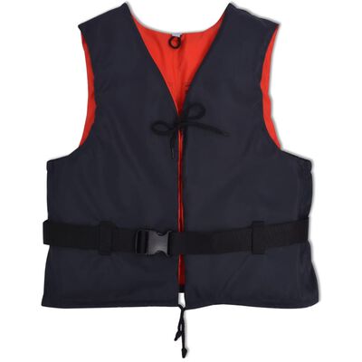 vidaXL Plovací vesty 4 ks 50 N 50-70 kg námořnická modrá