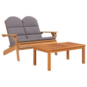 vidaXL 2d&iacute;ln&aacute; sada zahradn&iacute;ho n&aacute;bytku Adirondack masivn&iacute; ak&aacute;cie