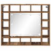 vidaXL Zrcadlová skříň Staré dřevo 91 x 15 x 76,5 cm kompozitní dřevo