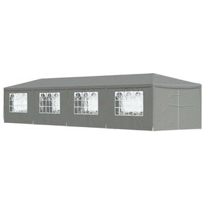 vidaXL Party Stan 1200 x 300 x 255 cm Světle &scaron;ed&aacute; PE a ocel