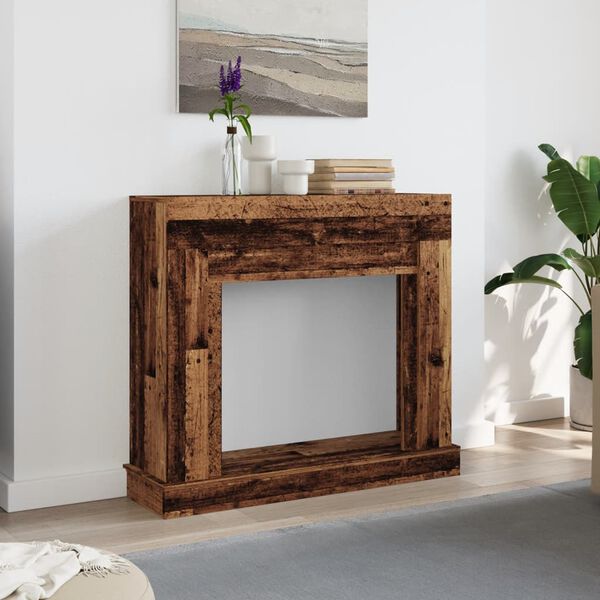vidaXL Krbová obestavba old wood 100 x 30 x 87,5 cm kompozitní dřevo