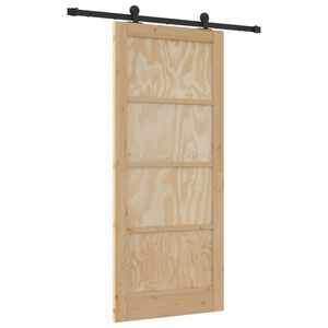 vidaXL Posuvn&eacute; dveře ORKDAL 86 x 198,5 cm Masivn&iacute; borovicov&eacute; dřevo