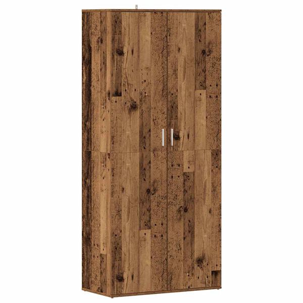 vidaXL Botn&iacute;k old wood 80 x 39 x 178 cm kompozitn&iacute; dřevo