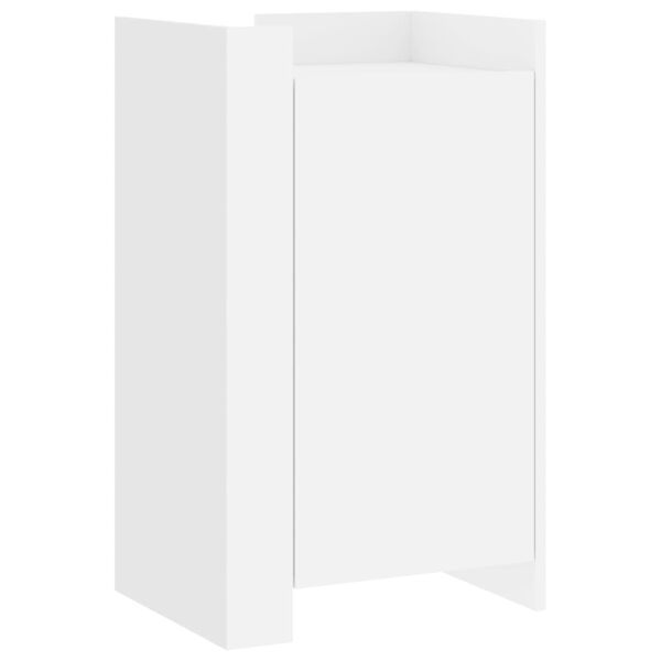 vidaXL Př&iacute;born&iacute;k b&iacute;l&yacute; 45 x 35 x 75 cm kompozitn&iacute; dřevo