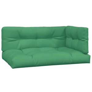 vidaXL Podu&scaron;ky na palety 3 ks zelen&eacute; textil