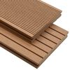 vidaXL Terasov&aacute; deska 6 pcs Teak Dřevoplast
