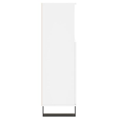 vidaXL Koupelnová skříňka bílá 30 x 30 x 100 cm kompozitní dřevo