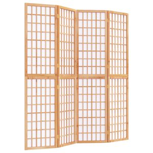 vidaXL Skl&aacute;dac&iacute; 4d&iacute;ln&yacute; parav&aacute;n v japonsk&eacute;m stylu 160 x 170 cm
