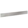 vidaXL Okraj tr&aacute;vn&iacute;ku 10 pcs 100 x 12 cm Ocel Stř&iacute;brn&aacute;