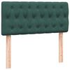 vidaXL Box spring postel s matrac&iacute; tmavě zelen&aacute; 80x210 cm samet