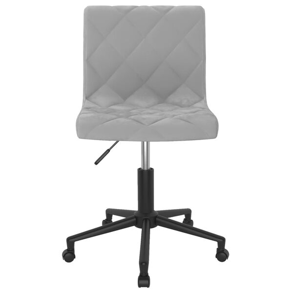 vidaXL Otočn&eacute; j&iacute;deln&iacute; židle 2 ks světle &scaron;ed&eacute; samet