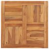 vidaXL Stoln&iacute; deska masivn&iacute; teakov&eacute; dřevo 70 x 70 x 2,5 cm
