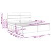 vidaXL R&aacute;m postele Kouřov&yacute; dub 180 x 200 cm Masivn&iacute; borov&eacute; dřevo