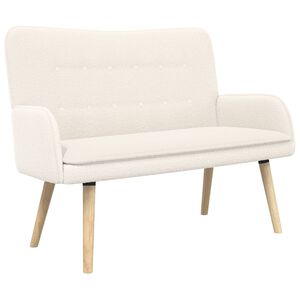 vidaXL Sofa pro dvě osoby Kr&eacute;mov&aacute; 115 x 61 x 87 cm Boucl&eacute;