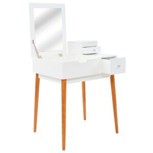 vidaXL Toaletn&iacute; stolek se zrcadlem MDF 60 x 50 x 86 cm