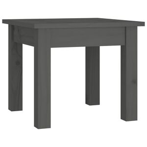 vidaXL Konferenčn&iacute; stolek &scaron;ed&yacute; 35 x 35 x 30 cm masivn&iacute; borov&eacute; dřevo