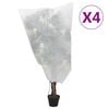 vidaXL Ochrann&eacute; n&aacute;vleky se stahovac&iacute; &scaron;ňůrkou 4 ks 70 g/m&sup2; 0,8 x 1,2 m