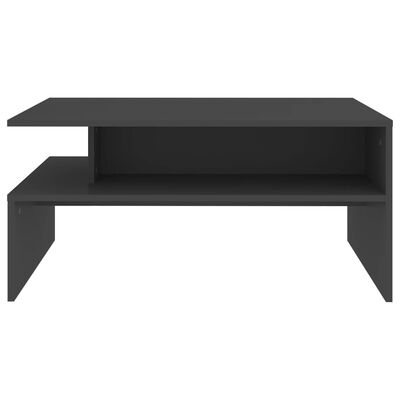 vidaXL Konferenční stolek šedý 90 x 60 x 42,5 cm dřevotříska