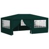 vidaXL Profesion&aacute;ln&iacute; party stan s bočnicemi 4 x 6 m zelen&yacute; 90 g/m&sup2;