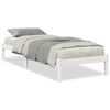 vidaXL Prodloužen&yacute; r&aacute;m postele bez matrace b&iacute;l&yacute; 100 x 220 cm borovice