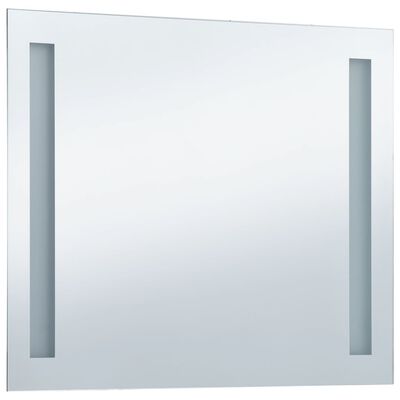 vidaXL Koupelnové nástěnné zrcadlo s LED osvětlením 80 x 60 cm