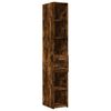 vidaXL Skř&iacute;ň highboard kouřov&yacute; dub 30 x 42,5 x 185 cm kompozitn&iacute; dřevo