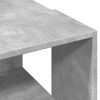 vidaXL Konferenčn&iacute; stolek betonově &scaron;ed&yacute; 89,5x48x30 cm kompozitn&iacute; dřevo