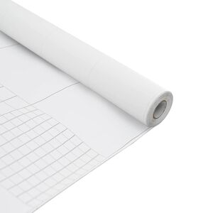 vidaXL Samolepic&iacute; okenn&iacute; f&oacute;lie Mražen&aacute; b&iacute;l&aacute; 45 x 1000 cm PVC