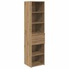 vidaXL Vysok&yacute; bufet Artisanov&yacute; dub 45 x 42,5 x 185 cm Kompozitn&iacute; dřevo