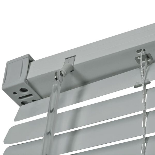 vidaXL Okenní žaluzie hliník 120x220 cm stříbrná