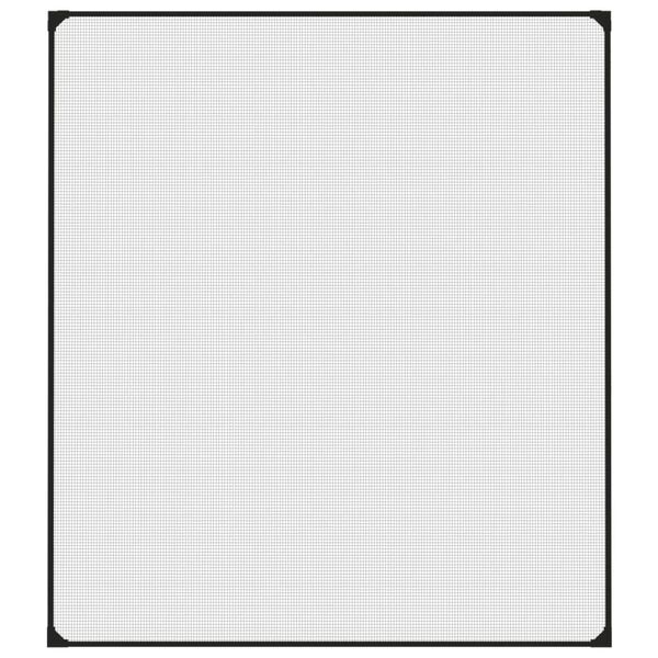 vidaXL Magnetická okenní síť proti hmyzu antracitová 120 x 140 cm