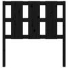 vidaXL Čelo postele černé 95,5 x 4 x 100 cm masivní borovice